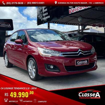 CITROËN C4 LOUNGE 2.0 MPFI TENDANCE 16V FLEX 4P AUTOMÁTICO CITROËN C4 LOUNGE 2.0 MPFI TENDANCE 16V FLEX 4P AUTOMÁTICO